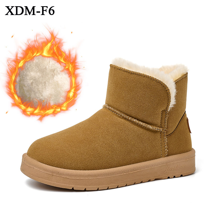 Botas de nieve nuevas de invierno para mujer, casuales, más cachemira, algodón grueso para nieve, cien piel de oveja, cachemira, zapatos de algodón cálidos, zapatos de mujer_voghion.com