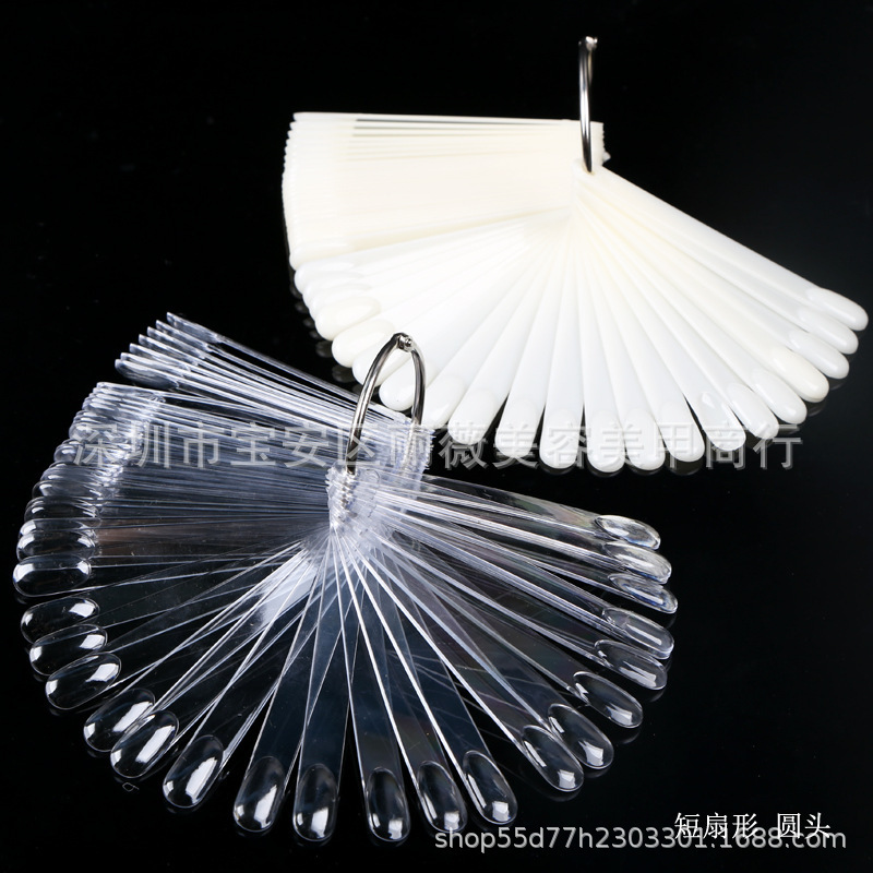 Nail art fan-shaped color card 50 Short Round Head fan-shaped color card nail art practice nail art short square head fan-shaped color card Nail art fan-shaped color card 50 Short Round Head fan-shaped color card nail art practice nail art short square head fan-shaped color card