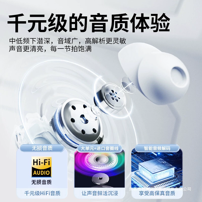 Оригинальная Bluetooth-гарнитура, true wireless, шейный фиксатор, спортивная, с цифровым дисплеем заряда, ультрадлительное время работы, высокое качество, новая модель 2025