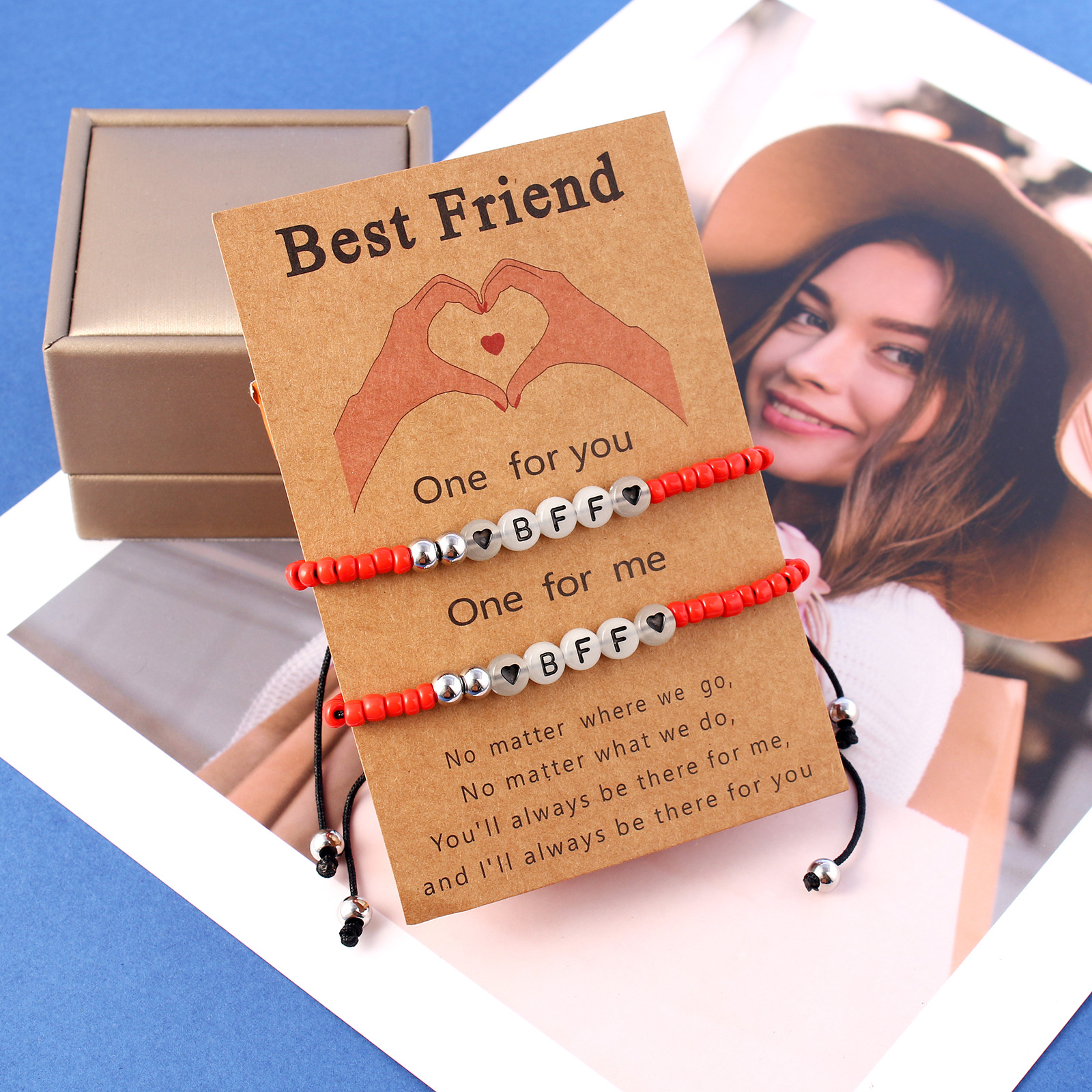 15g Weight Bracelets Classification 1 Pair Quantity Holiday Occasion Stainless Steel, Beaded Material Letter Pattern Unisex Gender Patchwork Design Fashion Style Fashion Letter Stainless Steel Beaded Patchwork Bracelets 1 Pair 10