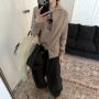 长袖连帽小众宽松卫衣