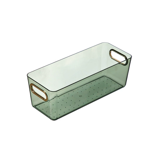 Small green storage basket