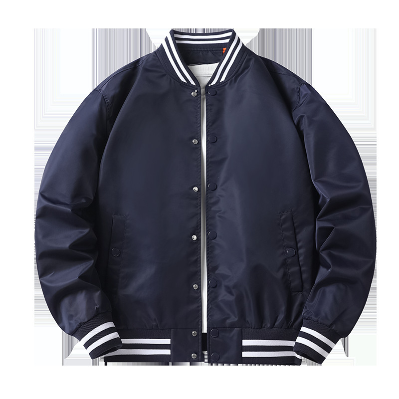 Color Baseball Suit Men's Spring and Autumn American Bomber Jacket Men's and Women's Same Couple's Jacket ins Trendy Work Jacket