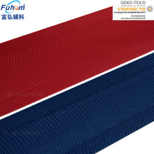 间色针织平纹带尼龙钩编织带彩色条纹织带钩边机织尼龙松紧带批发