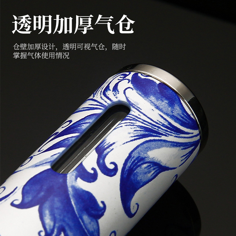 Baicheng 防風パーソナライズされたクリエイティブな耐久性のあるライターインフレータブル葉巻灸特別な点火装置タバコとお香の点火に不可欠|undefined