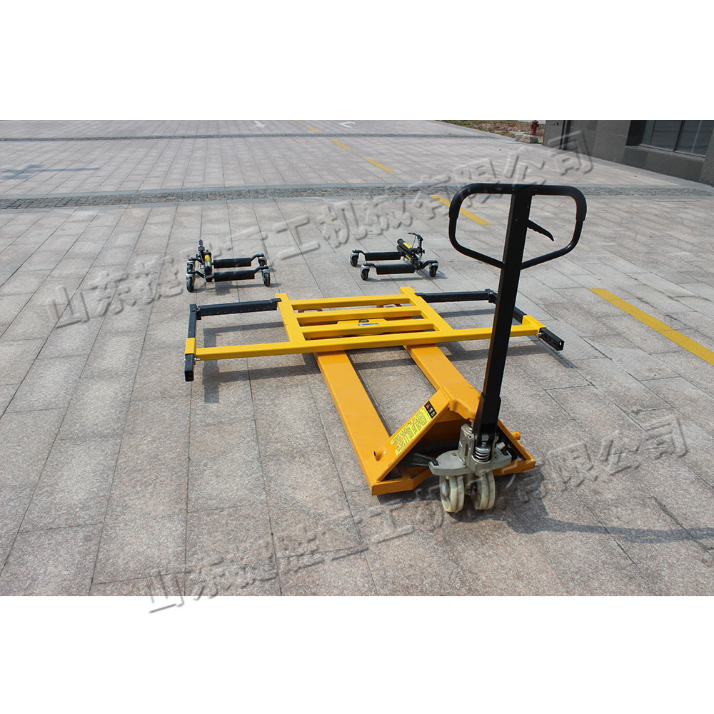 Manual hidráulico carretilla elevadora carretilla pequeña carretilla coche remolque de estacionamiento de propiedad de la comunidad