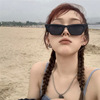 Fashionable brand retro trend glasses, sunglasses, city style, Korean style, cat's eye