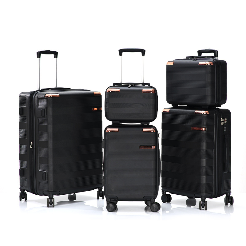 Nuevo tipo de maleta retro silenciosa rueda universal PC caja de tracción resistente a la caída aleación de esquina caja de viaje de viaje