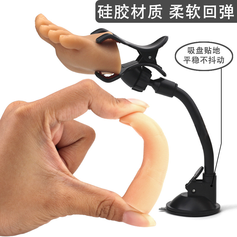 Venta caliente transfronteriza arte de uñas puro ejercicio de silicona modelo de mano articulación doblable a juego práctica de pieza de uña modelo de mano de silicona