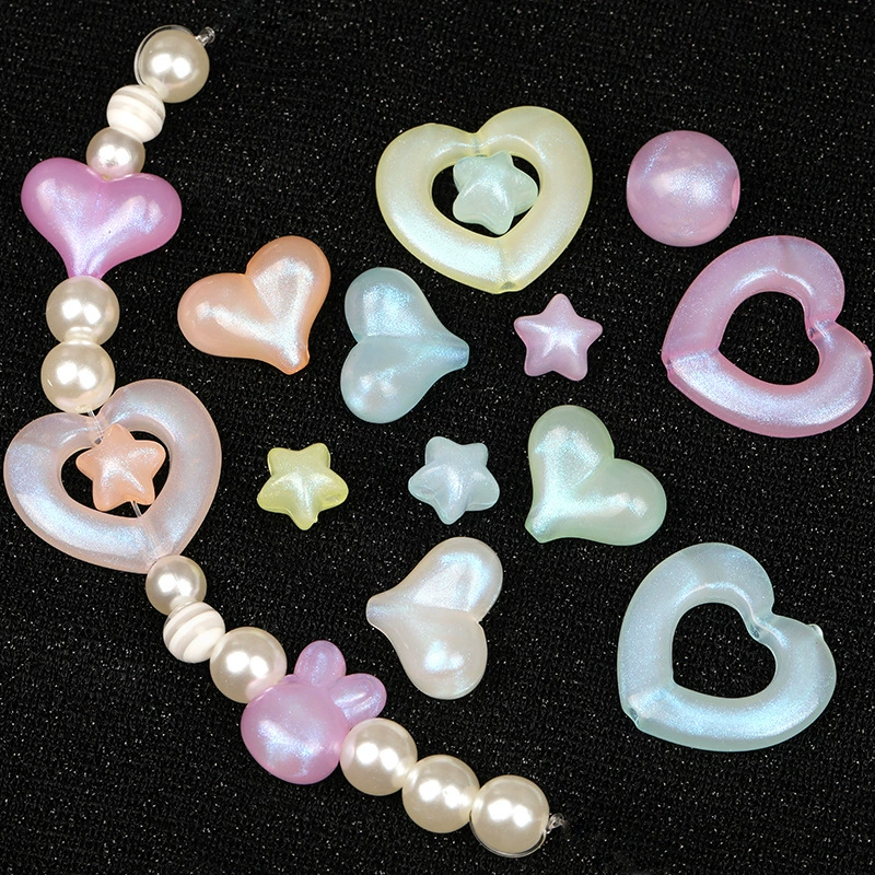 Acrylic mobile phone, accessory, accessories, beads, through hole, DIY