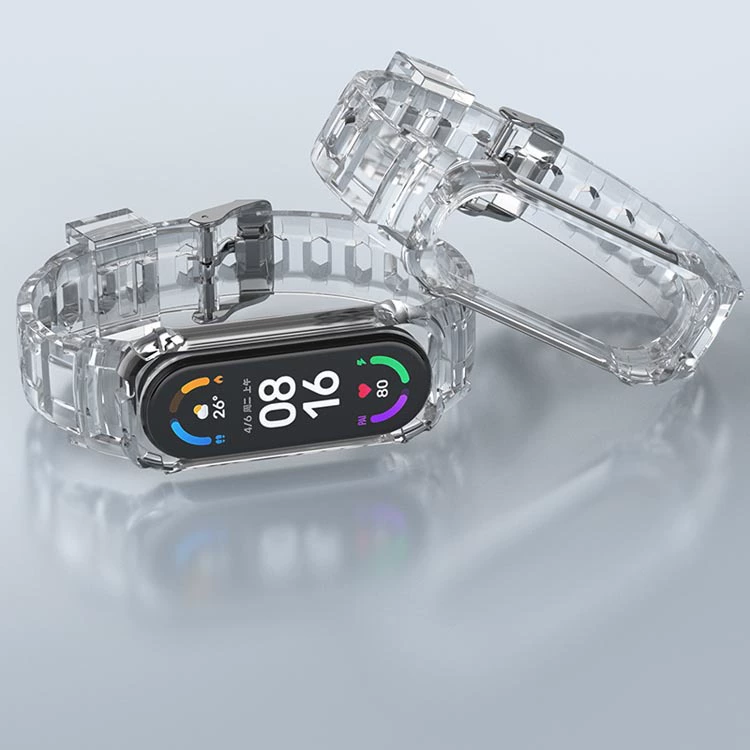 Xiaomi, compatible bracelet, transparent watch strap, protective case, smart watch