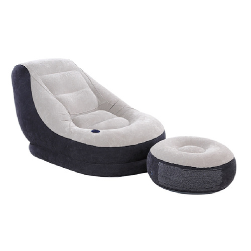 INTEX 68564 inflatable sofa combination with pedal comfort combination flocked sofa chair lunch break lazy sofa