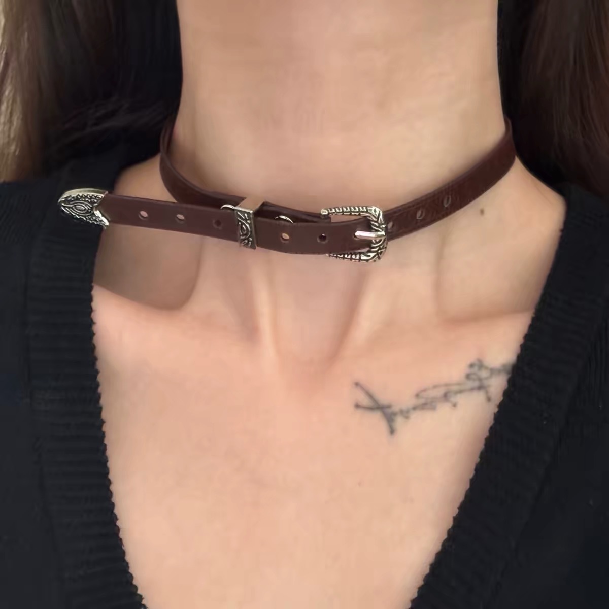 Xl2963-1 coffee color (collar and bracelet can be used for both purposes)