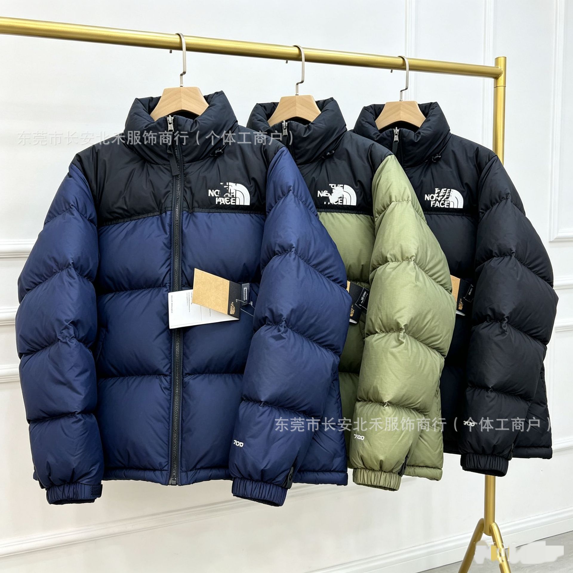 High-end NFC American version 1996 cotton-padded jacket, 700 fill power, unisex, thickened for warmth, suitable for couples, cross-border