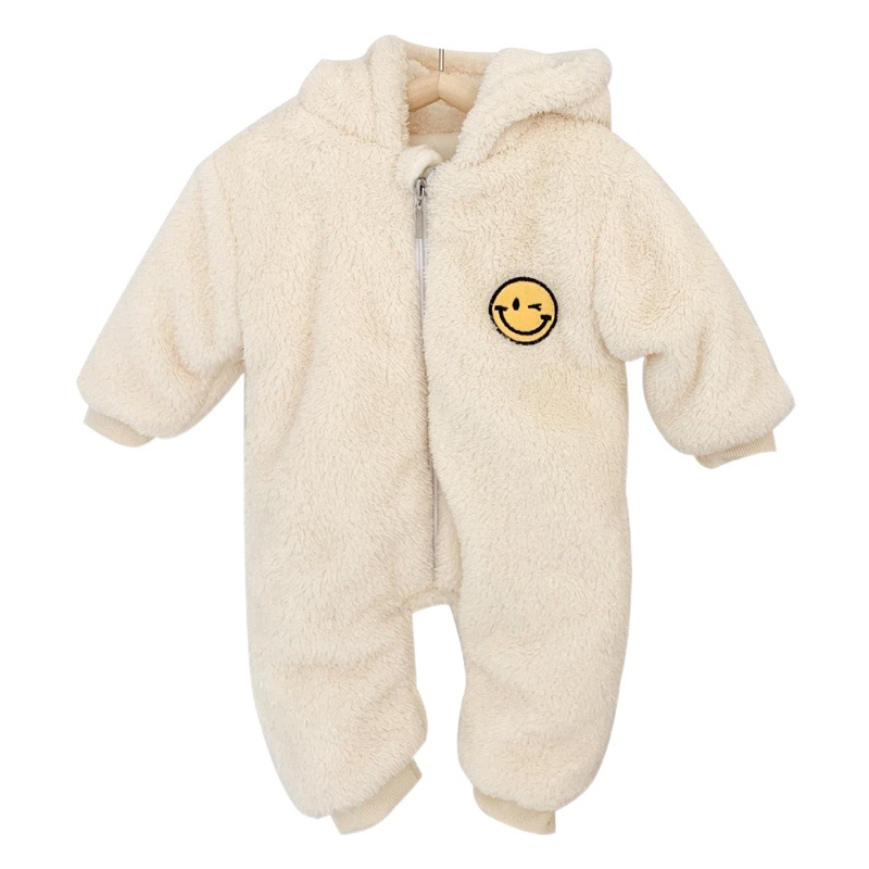 INS estilo coreano bebé mono invierno acolchado engrosado romper ropa mono en stock