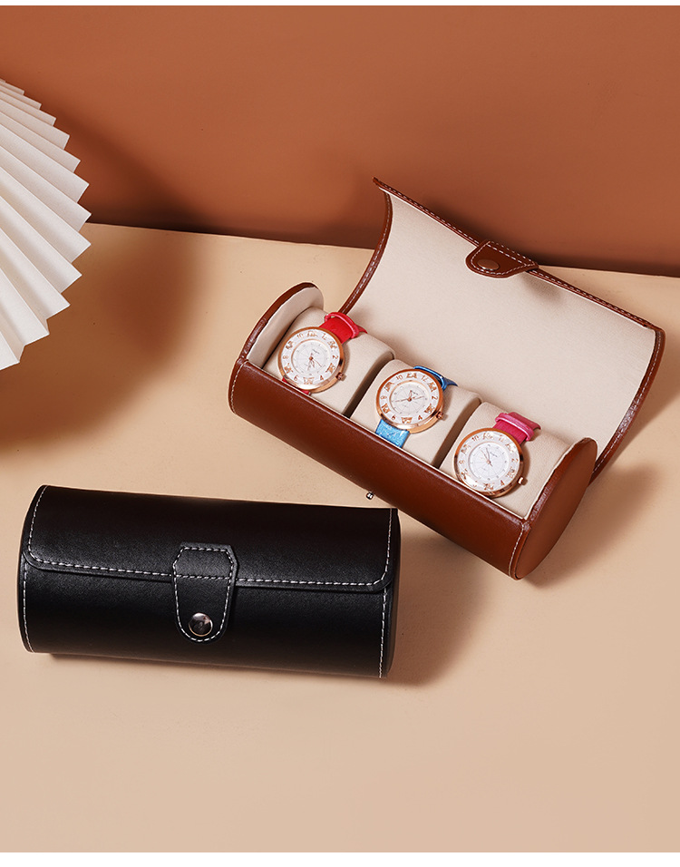 316g Weight Watch Cases Classification - Quantity Holiday, Daily Occasion Simple Style Classic Style Solid Color Pu Leather Women's Watch Cases