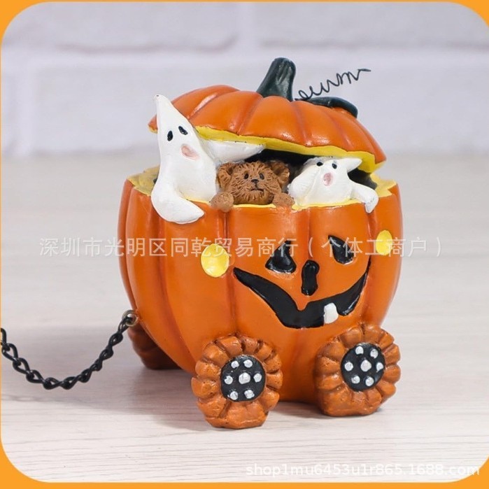 跨境新品Pumpkin resin statue pumpkin南瓜树脂雕像南瓜|undefined