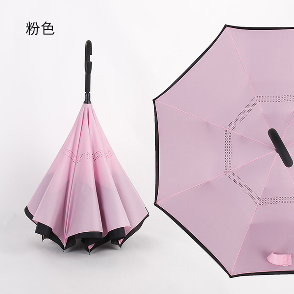 Automatic double-layer umbrella for men and women solar-powered