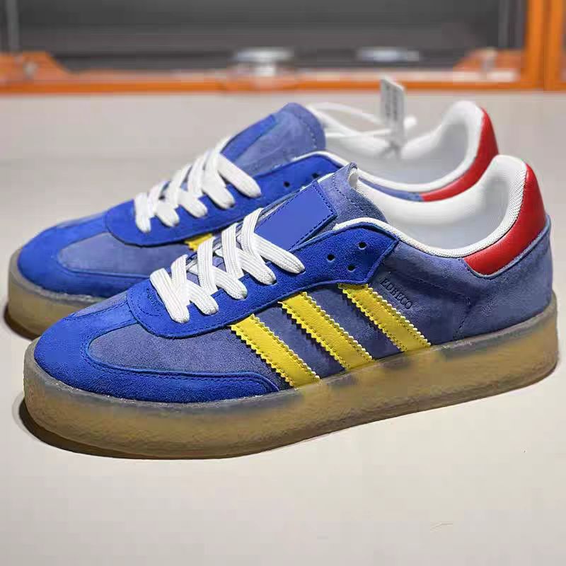 Putian zapatos para hombres y mujeres otoño / invierno 2025, nuevo cuero negro, suela gruesa, retro retro, transpirable, zapatos deportivos casuales, moda de skate
