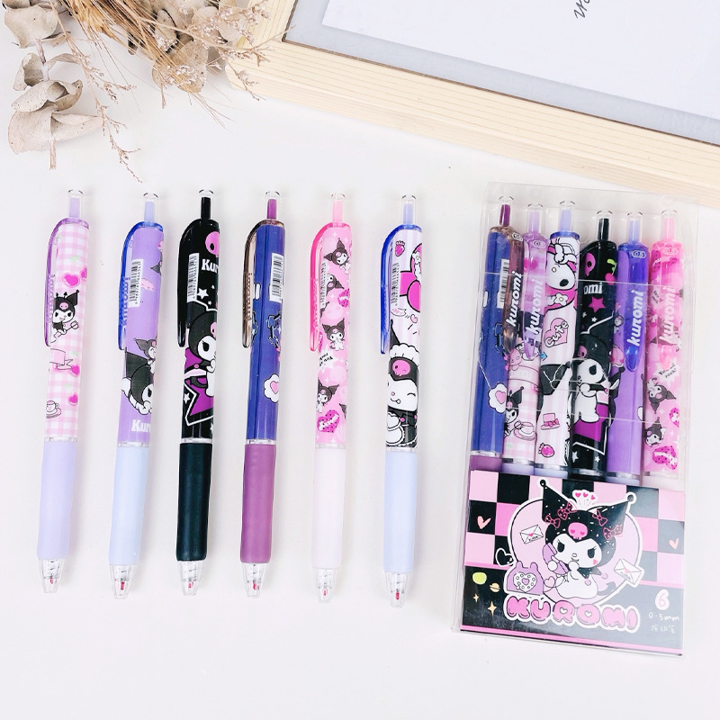 St cabeza encantadora Kolomi pulsar bolígrafo neutro bolígrafo de alto valor facial bolígrafo de estudiantes 0.5 bolígrafo de agua negra estudiantes al por mayor
