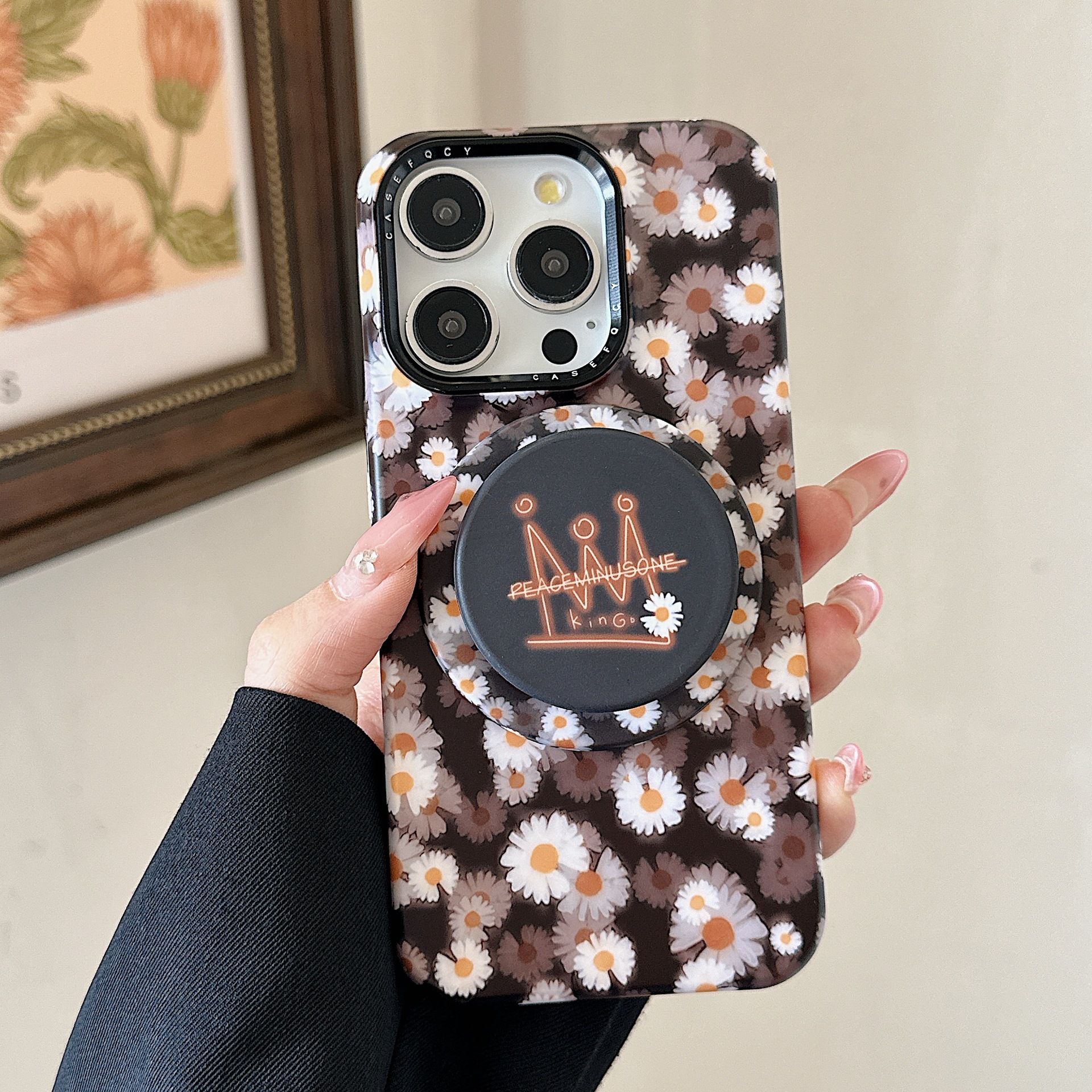 Flores de verano Little Daisy Adecuado para Apple 15ProMax Funda para teléfono móvil 16Pro Magnetic 14/13 Mujer 16PM nicho