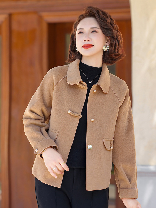 妈妈秋装洋气大码外套春秋新中式夹克中老年女装上衣服2025新款|undefined