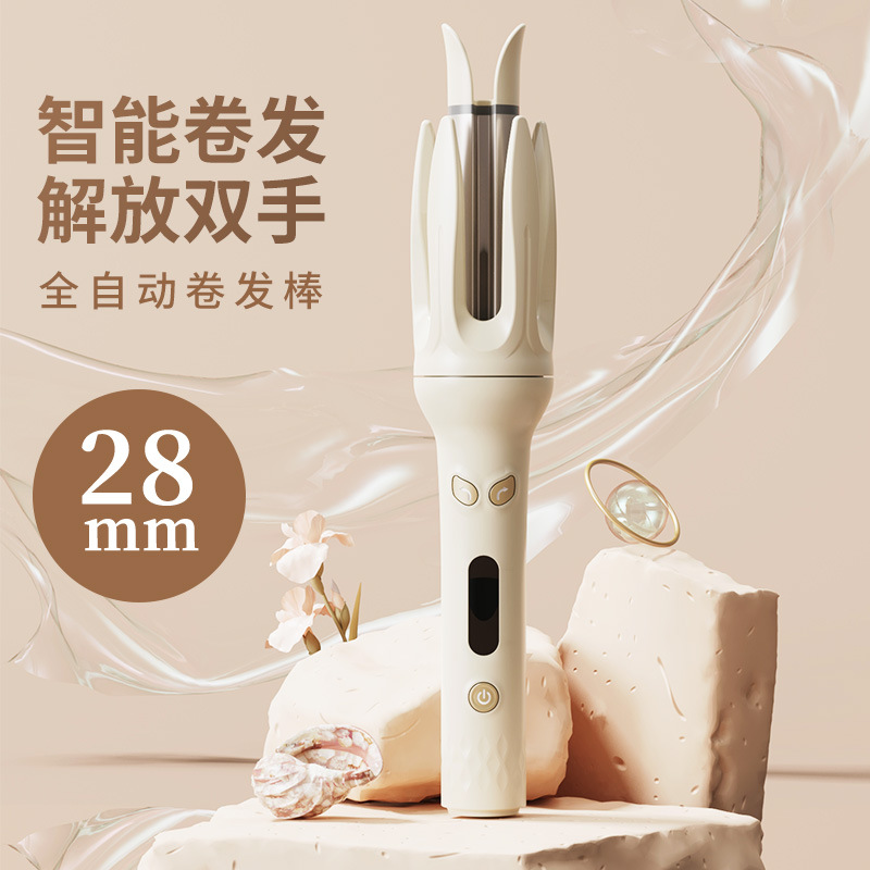 Cross-border Automatic Curling Wand Negative Ion Large Wave Electric Curling Wand Long-lasting Adjustable Curling Hair Artifact Straight Hair Comb