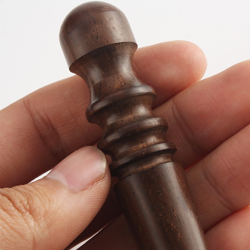 檀木磨き棒手作DIY皮革革具手作磨き皮縁磨き棒全長13.8cm|undefined