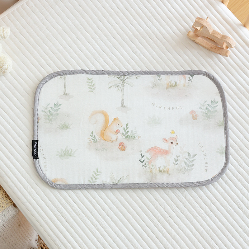 Squirrel and deer-[50% ramie 50% tencel]