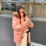 宽松男女连帽防寒棉服