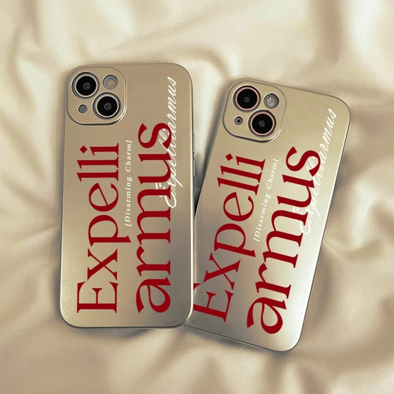 Ins Personalized English Cat Apple 15promax Mobile Phone Case iPhone14 Full Package 12 Silver Plating 11 Men and Women XS