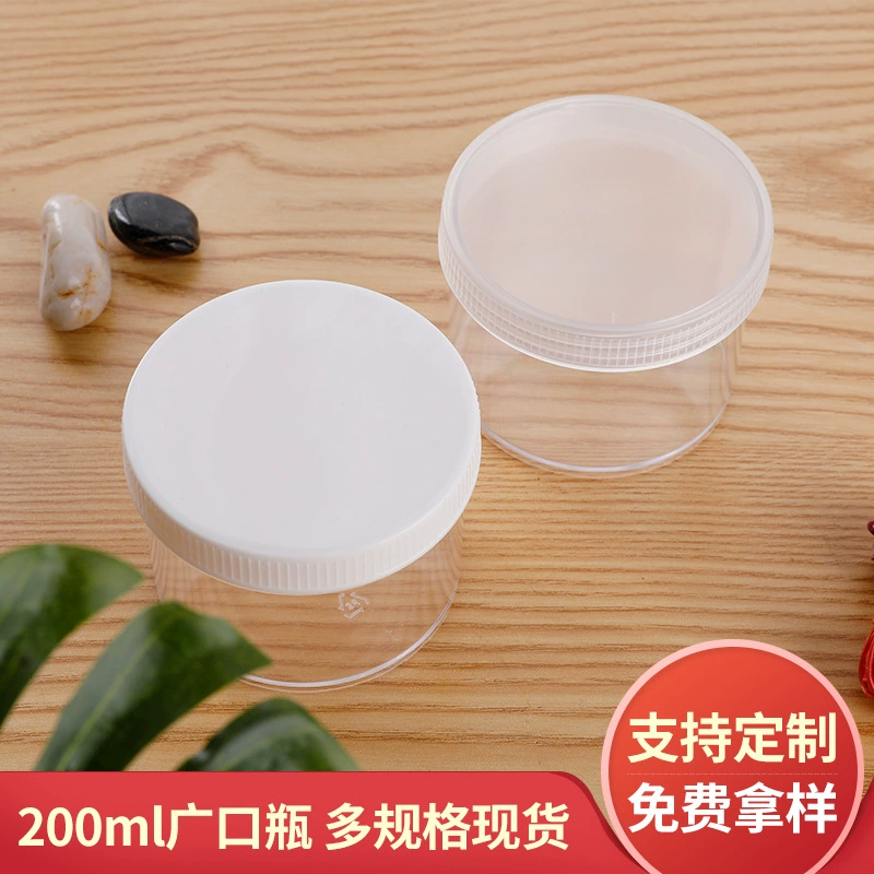 Бутылка с широким горлышком 200 мл, из полистирола, для кристаллического слайма, пены, клея, пищевых продуктов, с помповым дозатором