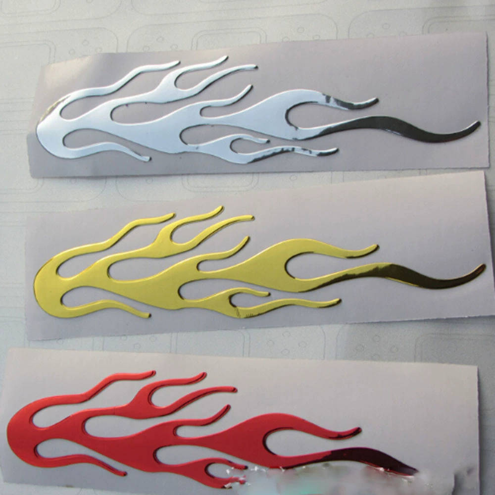3D трехмерный Тотем пламени автомобильные наклейки легкие наклейки для бровей трехмерный гибкий клей пламя автомобильные наклейки R81