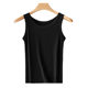 TikTok Popular Women's Threaded Vest Women's Sports Slim-fit Inner Wearing Outer Wearing Slim-fit Spring and Summer New Slim-fit Base Shirt
