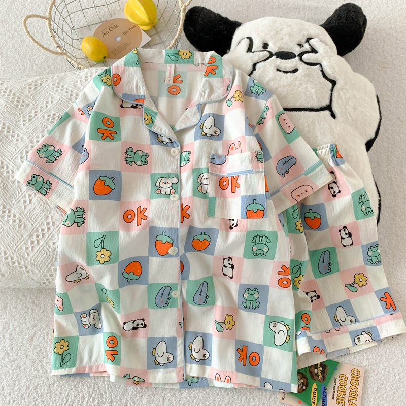 R1彩格胖鸭-短开