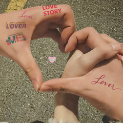 Taylor Swift Lover Waterproof Temporary Tattoo Sticker with Number 13