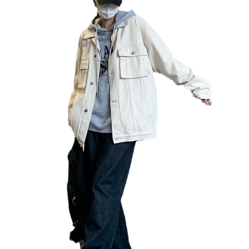 Sudadera con capucha de cinco paneles con estampado de cangrejo y forro polar para mujer, chaqueta holgada de moda coreana con estampado de letras para otoño e invierno, top de manga larga para estudiantes.