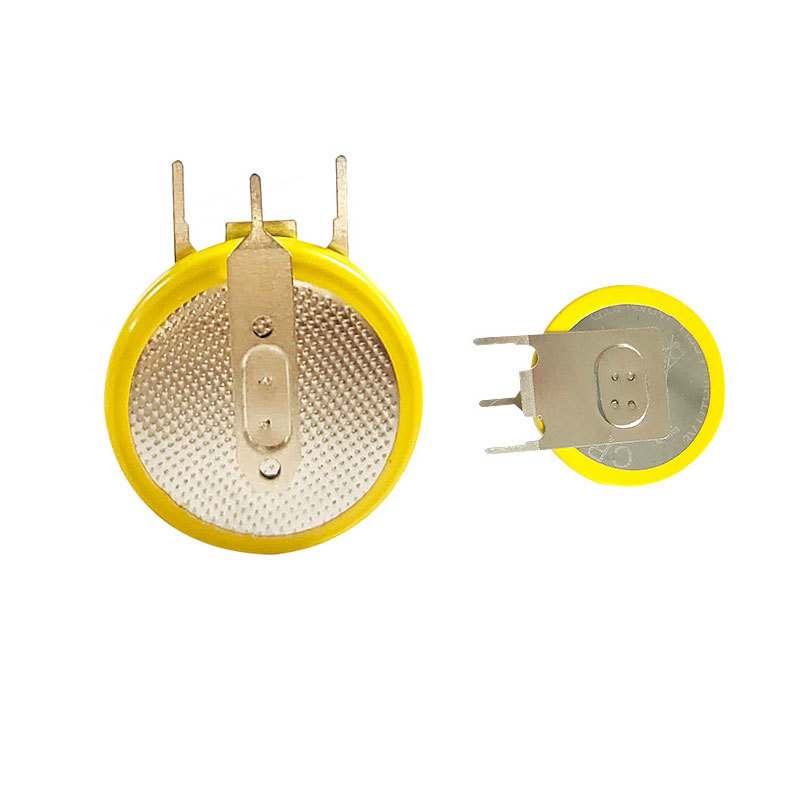 加工带腿CR1220电子  CR1220纽扣插脚电池 纽扣插脚电池1220