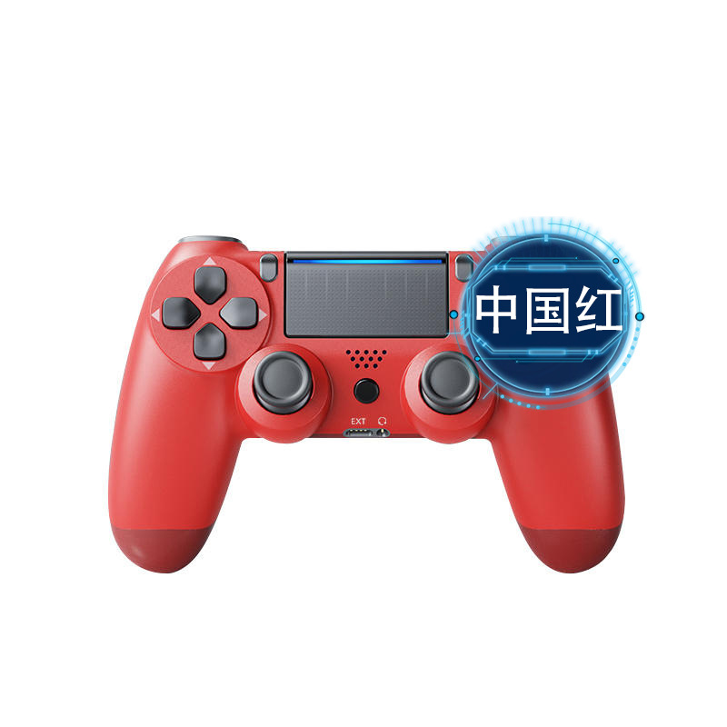 Ventas directas de fábrica Ps.4 controlador de pc de mango inalámbrico vibración de seis ejes giroscopio somatosensorial Bluetooth P4 gamepad