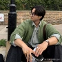 男士松弛长袖质感毛衣