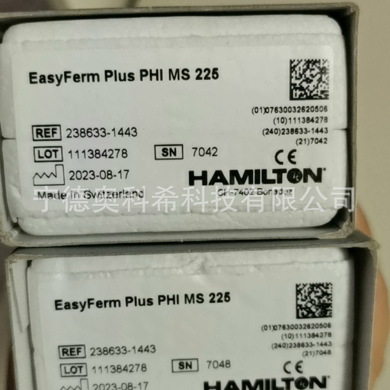 哈美顿电极EasyFerm Plus PHI MS 225 238633-1443 242428-1122