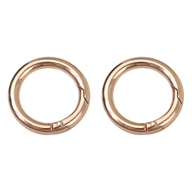 Luggage hardware accessories inner diameter 2.5-inch open spring ring connecting buckle open ring lifting ring