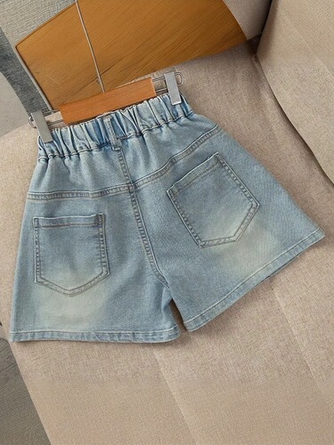 Children's Shorts, Girls 'Summer New Jeans, Children's Wear, Girls Denim Shorts