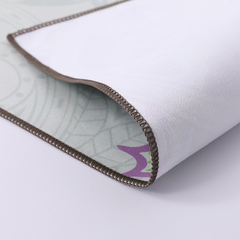 Microfibra doble cara impresión de lana toalla de yoga plegable portátil viaje manta especial toalla impresión diseño suave