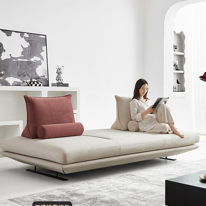 Prado Sofa Fabric Freehand Space Living Room Small Apartment Italian Normcore Designer Double-Sided Prado Sofa