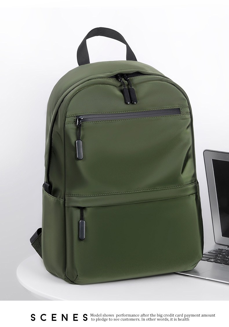 Customized New Men's Large-capacity Commuter Backpack, Versatile 14inch Unisex Logo School Bag For Middle High School,_desvips.com