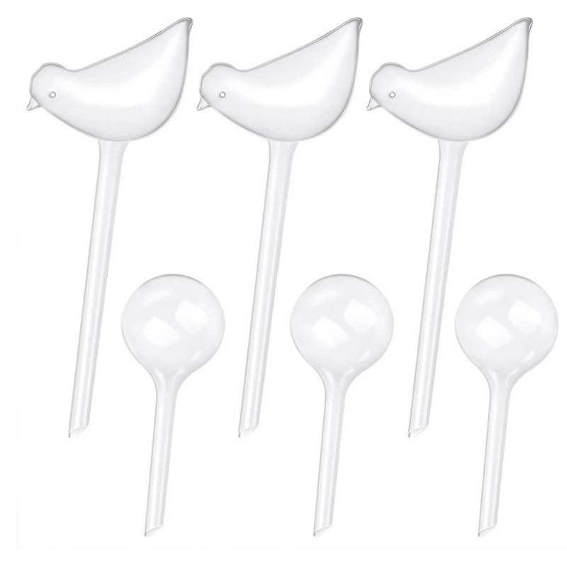 Прозрачная автоматическая лампа для полива растений в форме птицы, устройство для полива цветов, ленивое горшечное растение, устройство для просачивания воды из ПВХ