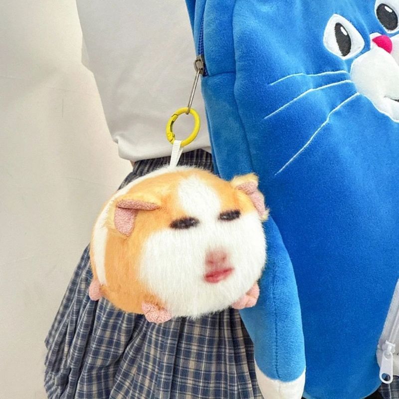猪妞挂件毛绒玩具搞怪荷兰猪玩偶可发声表情包娃娃生日礼物送女生|undefined