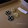 Demi-season retro fashionable earrings, silver needle, internet celebrity, simple and elegant design, silver 925 sample