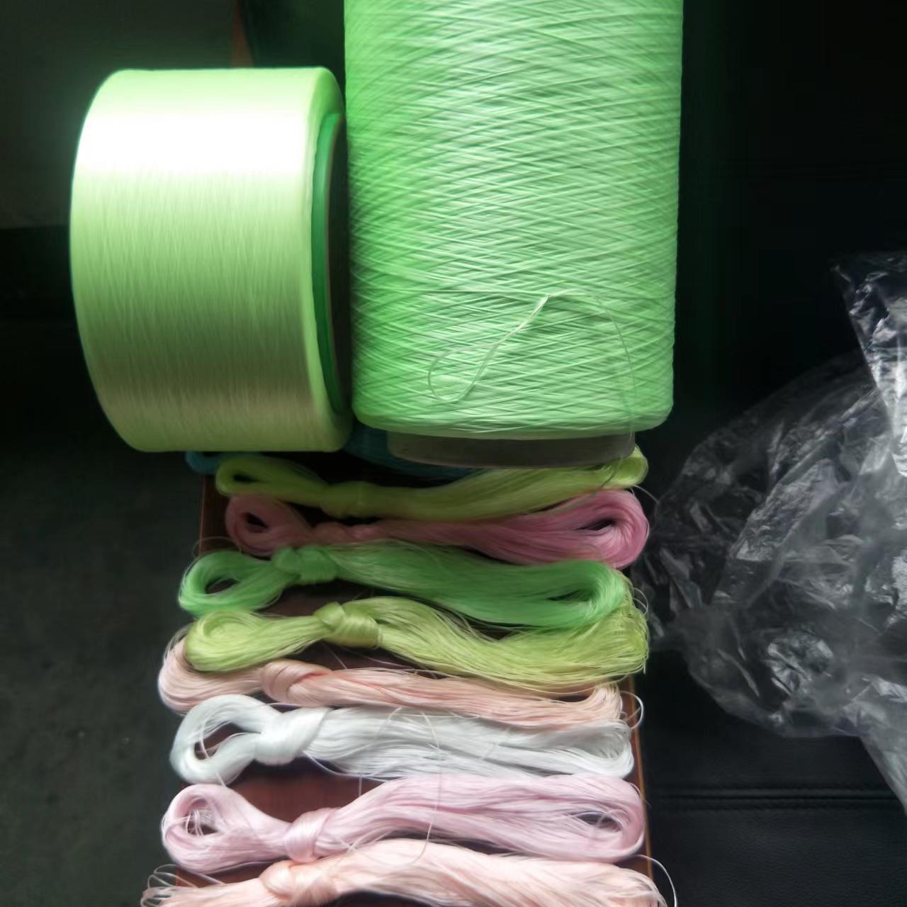高亮夜光丙纶300D600D840D各规格丙纶夜光纱高亮绳绳用夜光纱织带